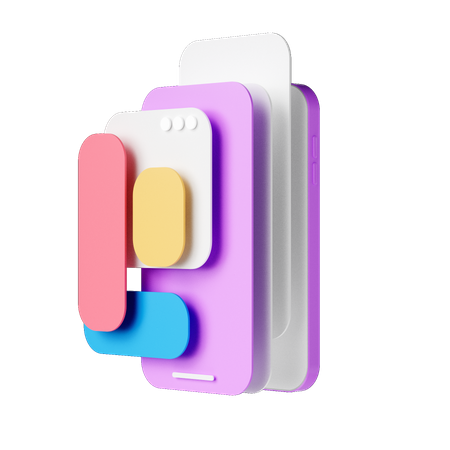 Mobile Ui 3D Icon