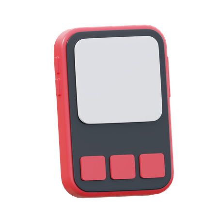 Interface utilisateur mobile  3D Icon
