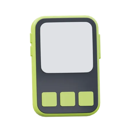 Interface utilisateur mobile  3D Icon