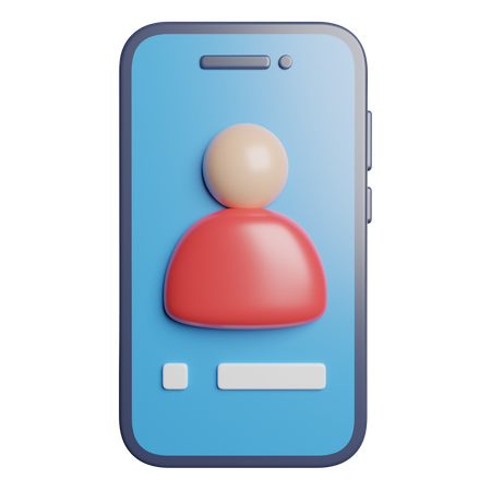 モバイルユーザー  3D Icon