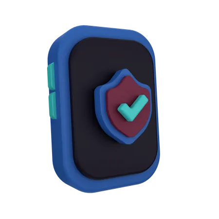 Mobile Verified  3D Icon