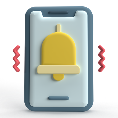 Mobile Vibrate  3D Icon