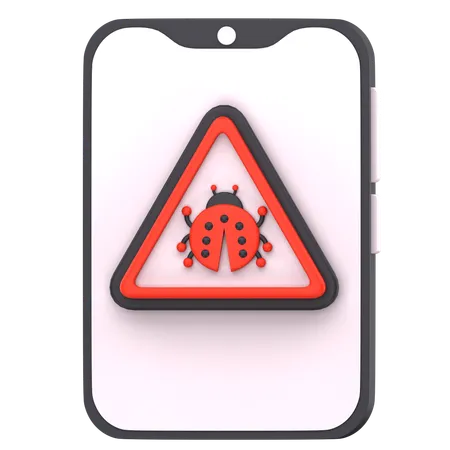 Mobile Virus  3D Icon