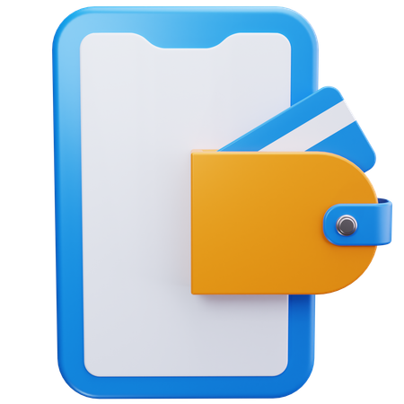 Mobile Wallet  3D Icon
