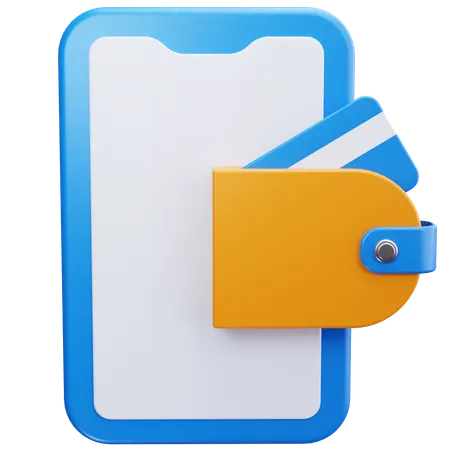 Mobile Wallet  3D Icon