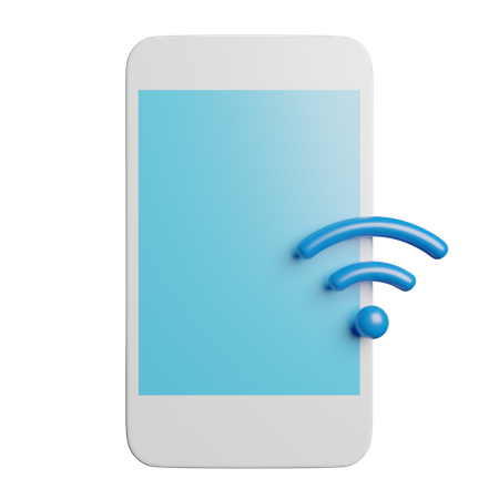 Mobile Wifi  3D Icon