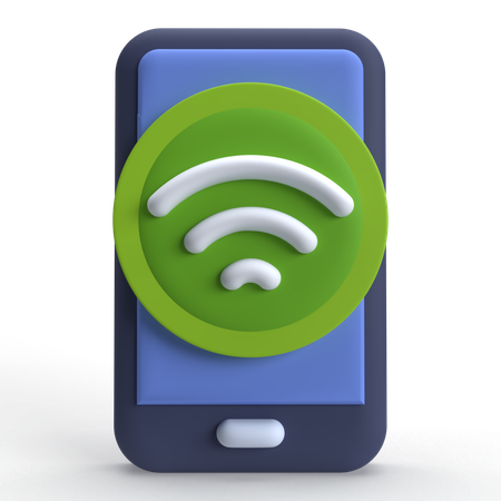 Mobile Wifi  3D Icon