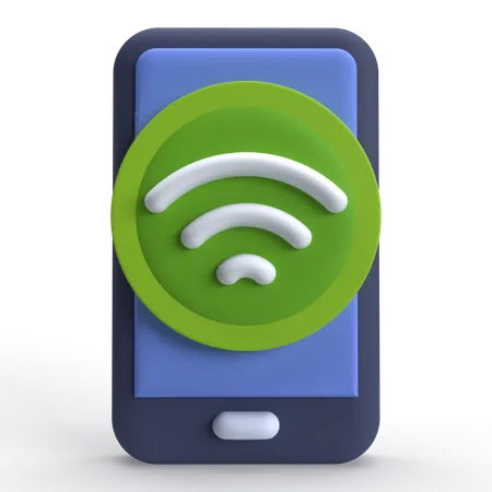 Mobile Wifi  3D Icon