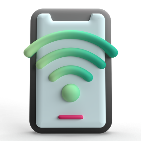 Mobile Wifi  3D Icon