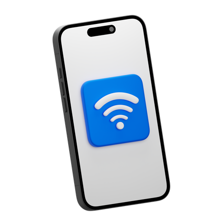 Mobile Wifi  3D Icon