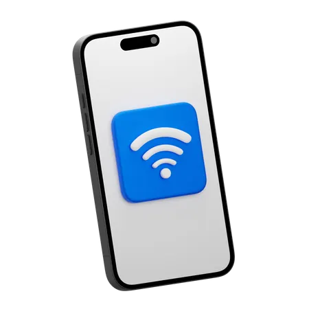 Mobile Wifi  3D Icon