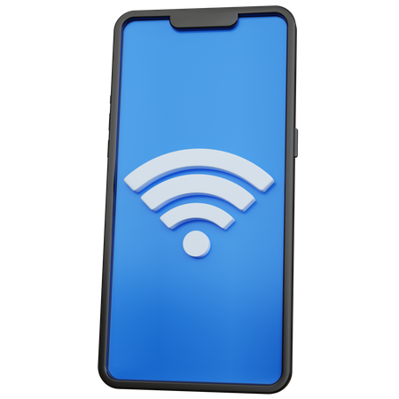 Wi-Fi mobile  3D Icon