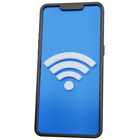 Wi-Fi mobile  3D Icon