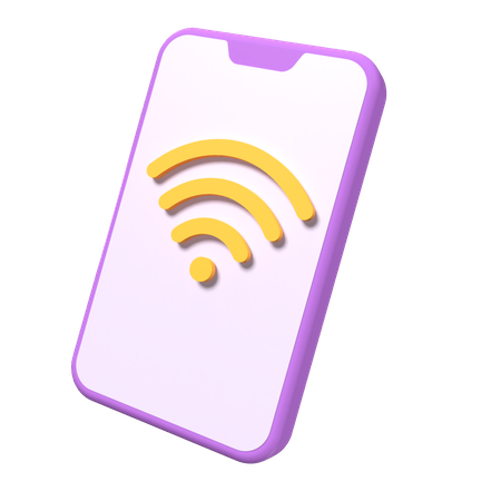 Mobile Wifi  3D Icon