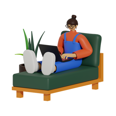 Mobile Workplace, The Future of Work is Here  3D Icon