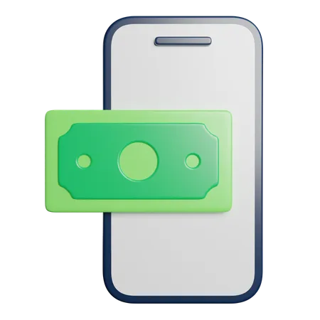 Mobiles Bezahlen  3D Icon