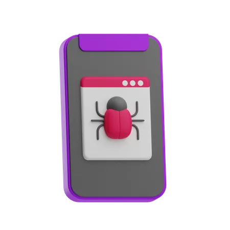 Handy-Fehler  3D Icon