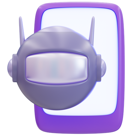 Mobiler Roboter  3D Icon