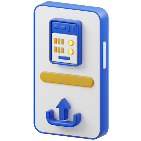 Mobiler Zugriff  3D Icon