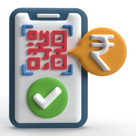 Mobiles Bezahlen  3D Icon