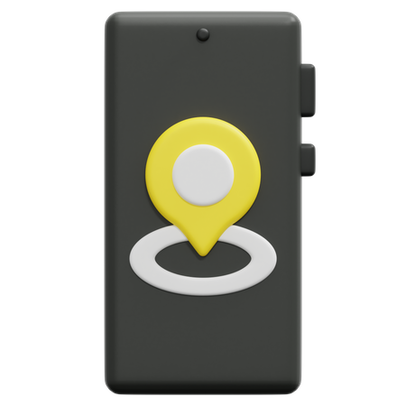 Mobiles GPS  3D Icon