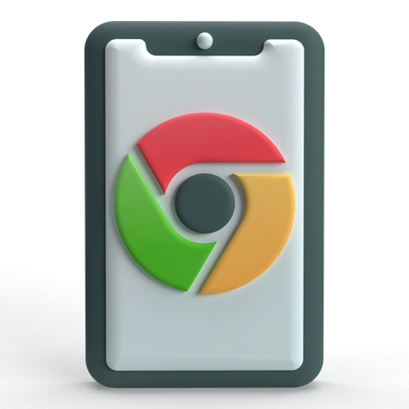 Mobiles Internet  3D Icon