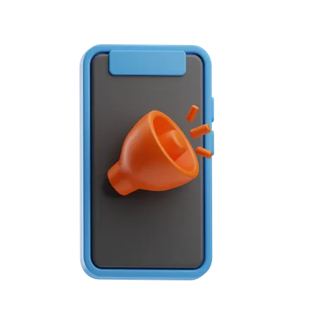 Mobiles Volumen  3D Icon