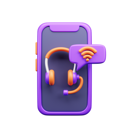 Mobiles WLAN  3D Icon