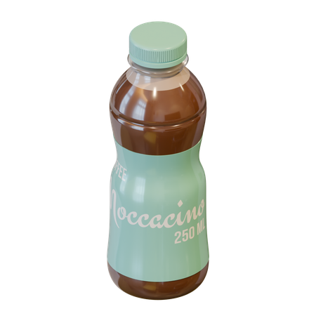 Moccacino Coffee In A Bottle  3D Icon