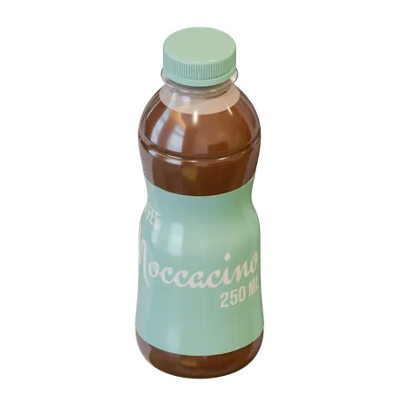 Moccacino Coffee In A Bottle  3D Icon