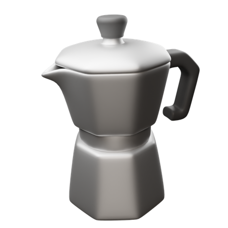 Mocha Pot  3D Icon