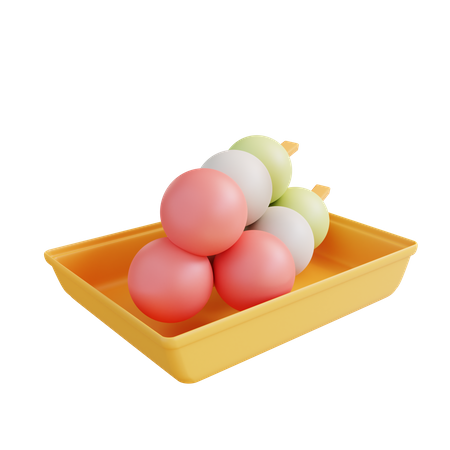 Mochi Dango  3D Icon