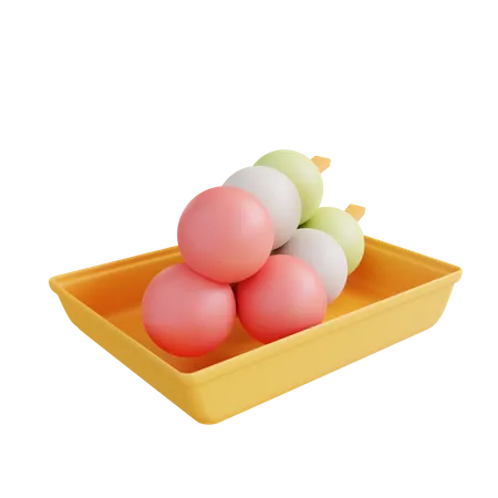 Mochi Dango  3D Icon