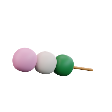 Mochi Dango  3D Icon