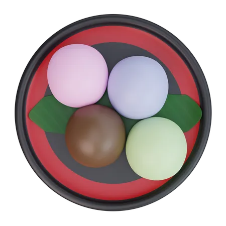 Mochi Plate  3D Icon