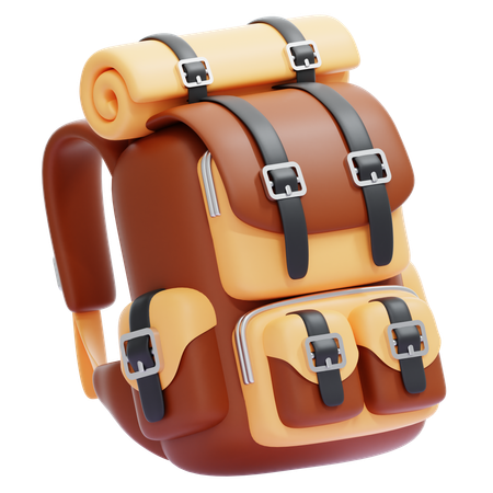 Mochila  3D Icon