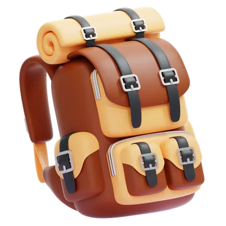 Mochila  3D Icon