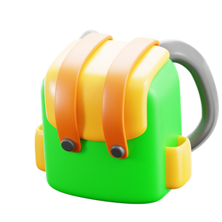 Mochila  3D Icon