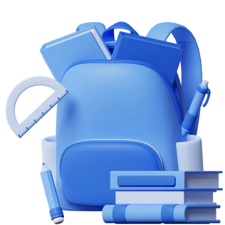 Mochila  3D Icon