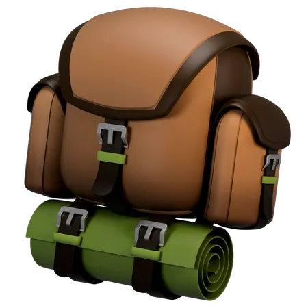 Mochila  3D Icon