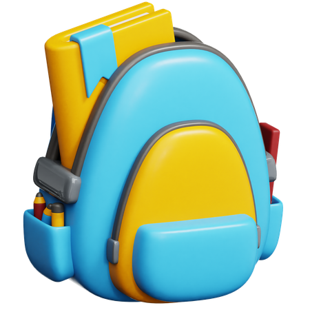 Mochila  3D Icon