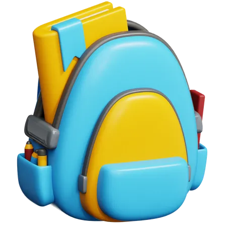 Mochila  3D Icon