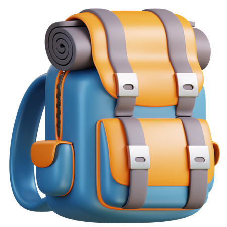 Mochila  3D Icon