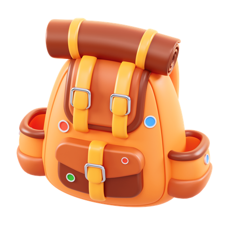 Mochila  3D Icon