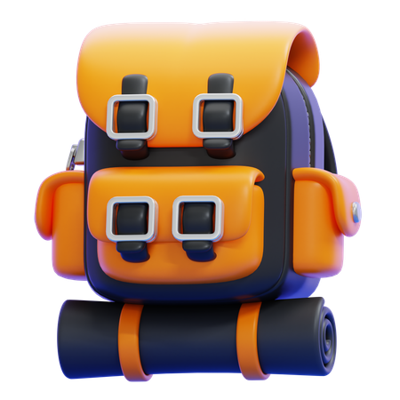 Mochila  3D Icon