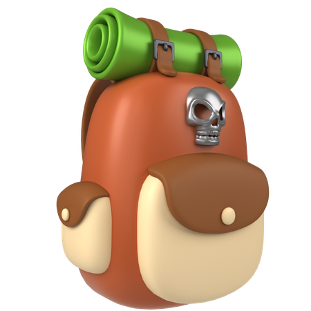 Mochila  3D Icon