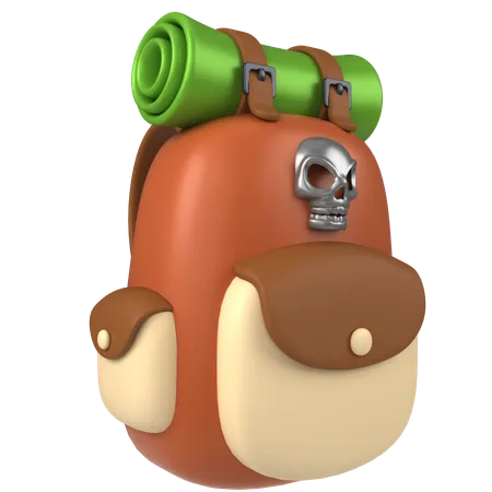 Mochila  3D Icon