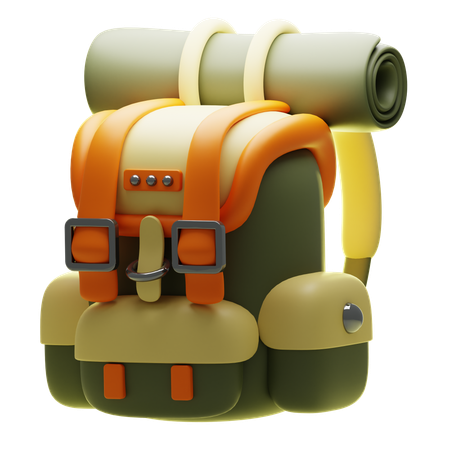 Mochila  3D Icon