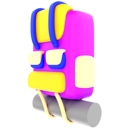 Mochila  3D Icon