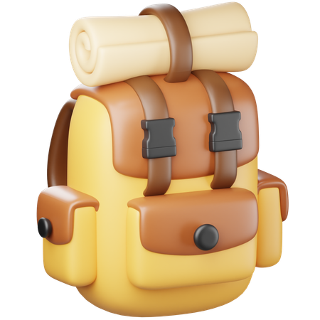 Mochila  3D Icon